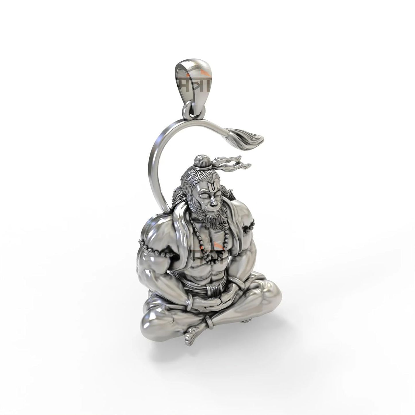 Hanuman Meditation Pendant Chain