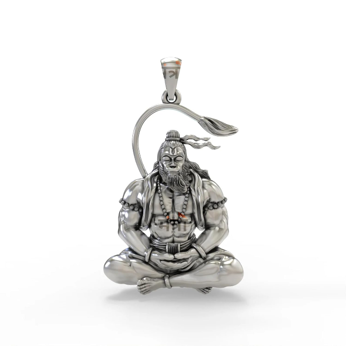 Hanuman Meditation Pendant Chain