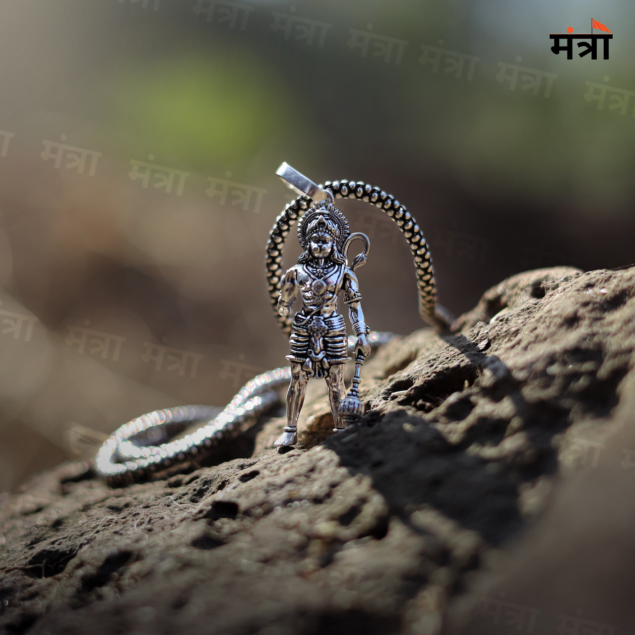 Standing Hanuman ji Pendant Chain