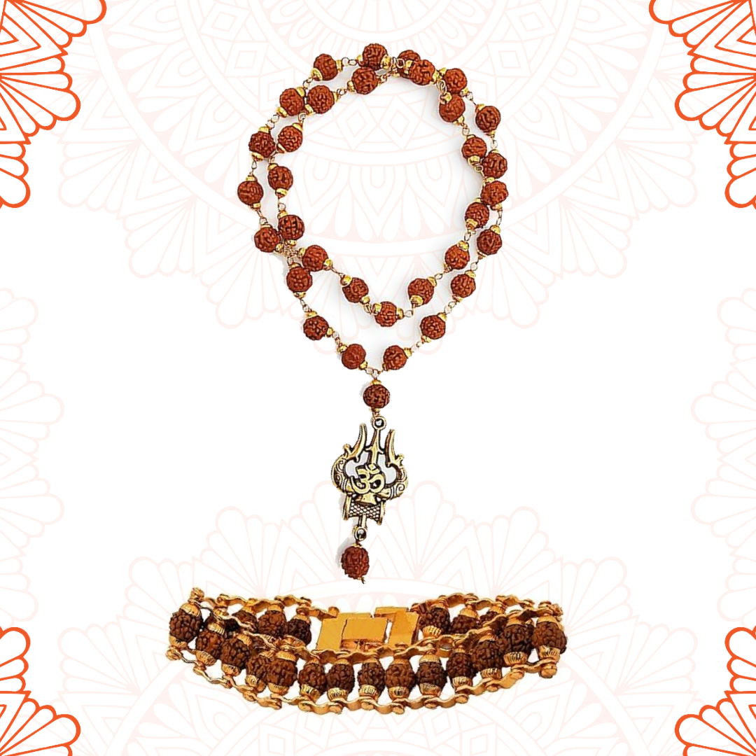 Original Rudraksha Necklace & Bracelet