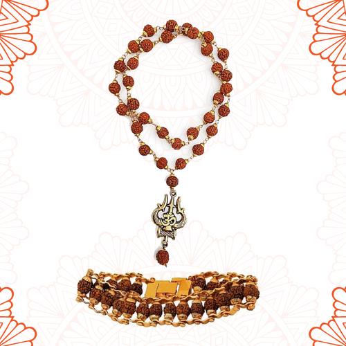 Original Rudraksha Necklace & Bracelet