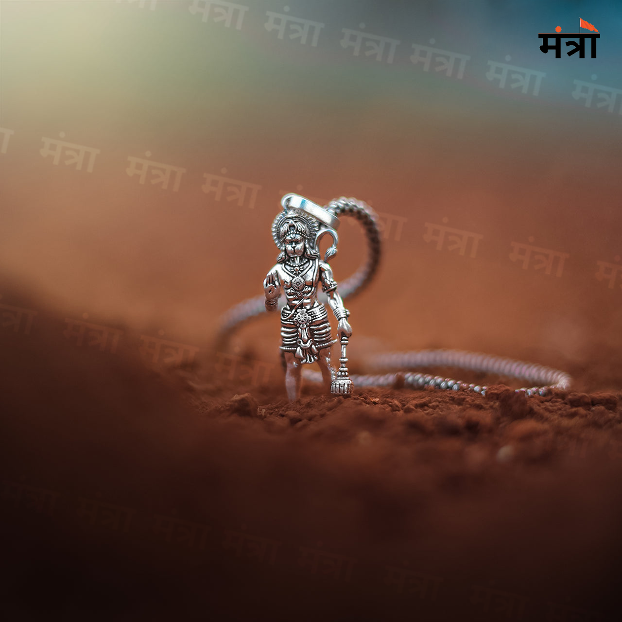 Standing Hanuman ji Pendant Chain