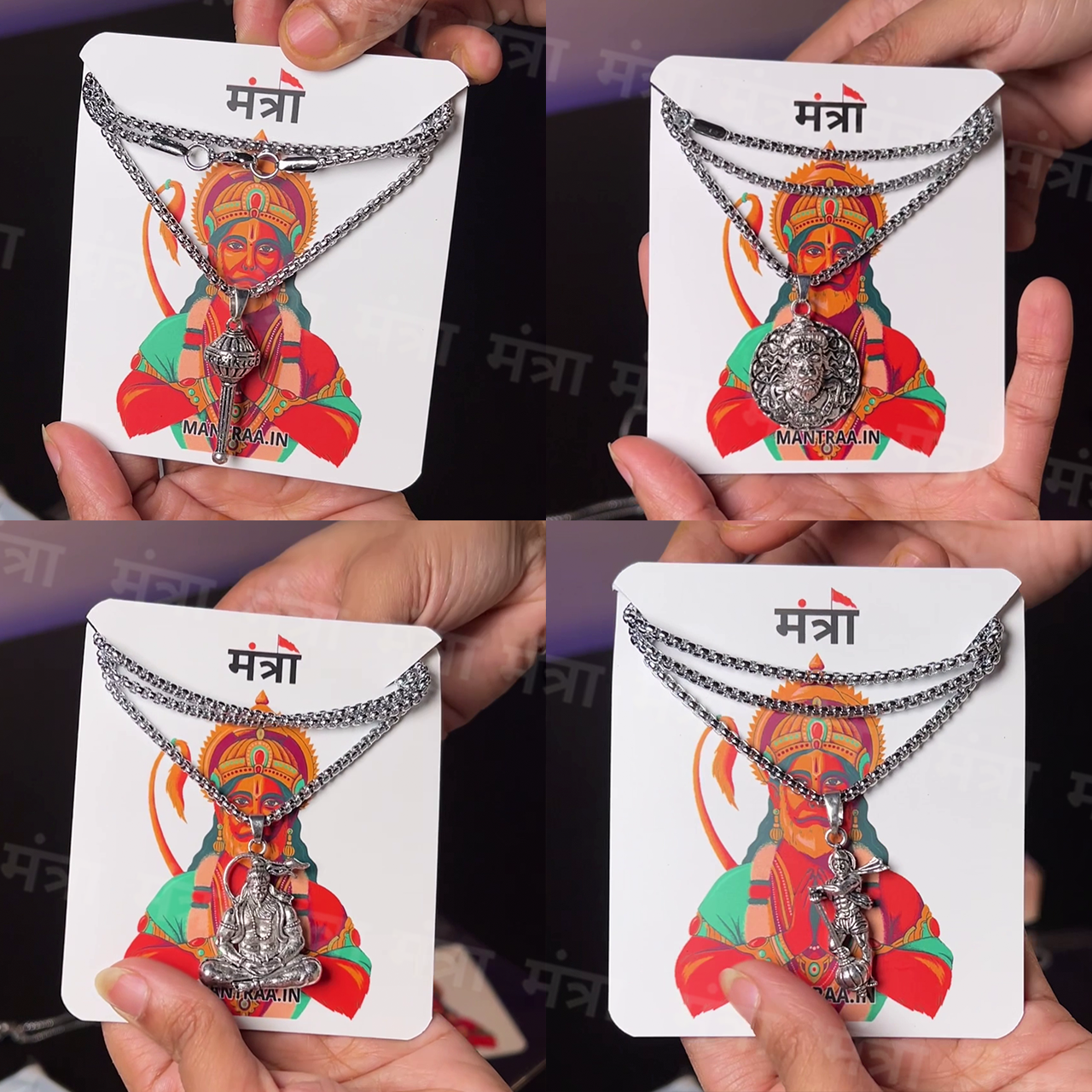 Lord HanumanJi Necklace - Combo - BUY 1 GET 3 FREE