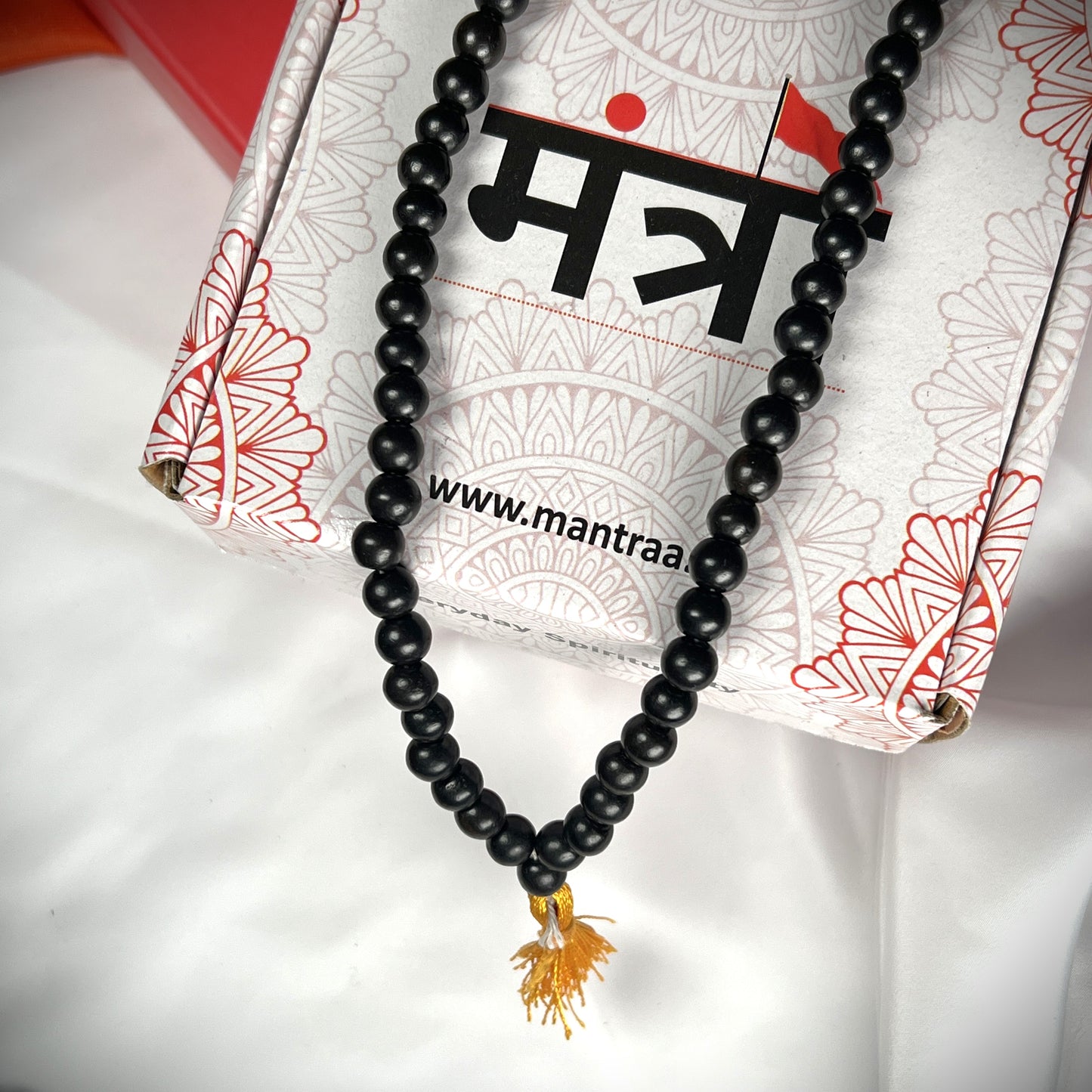 Karungali Malai 108+1 Beads Ebony Wood - Govt. Certified