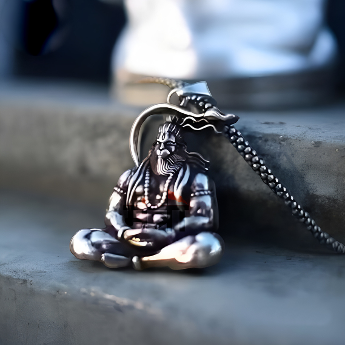 Hanuman Meditation Pendant Chain