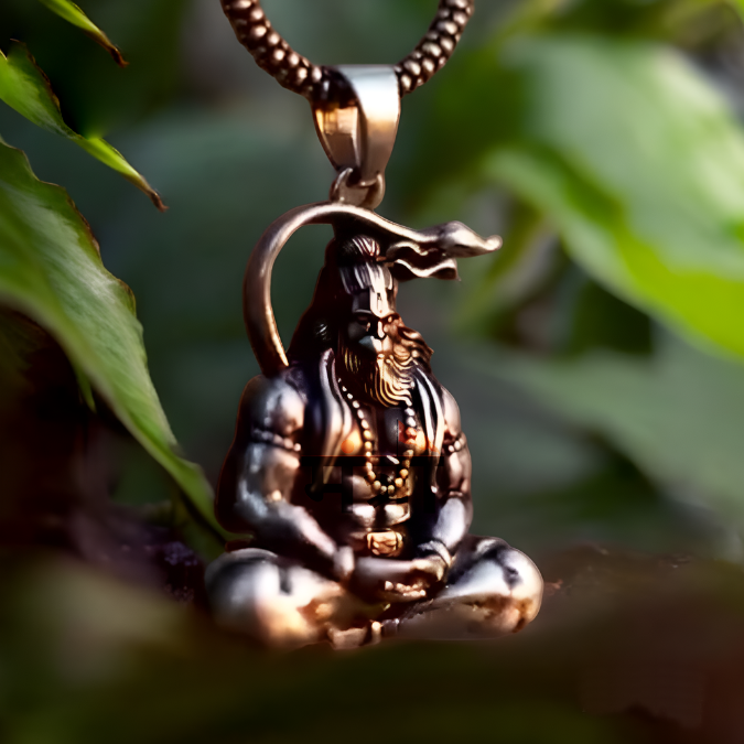 Hanuman Meditation Pendant Chain