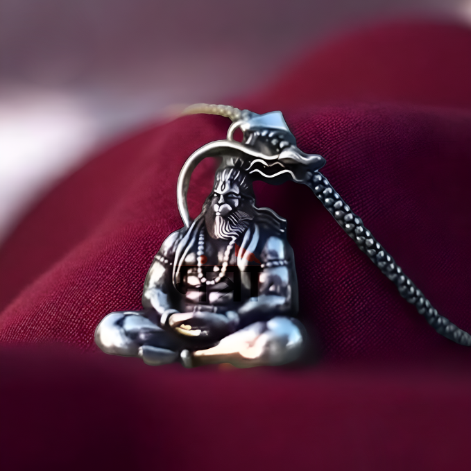 Hanuman Meditation Pendant Chain