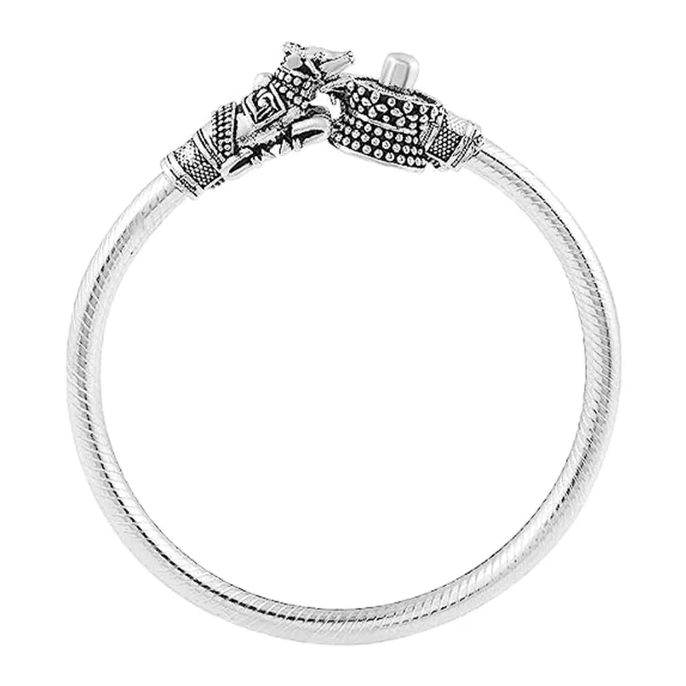 Shivling Nandi Bracelet -  30grm